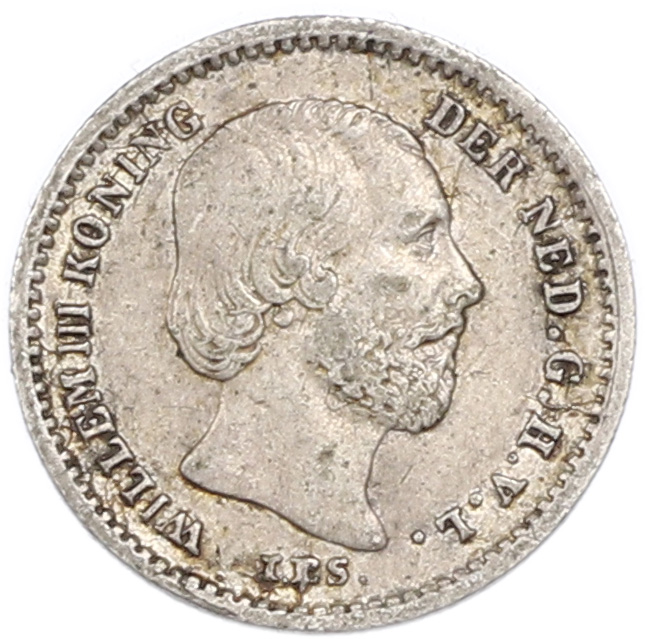 5 центов 1859 года Нидерланды — Фото №2