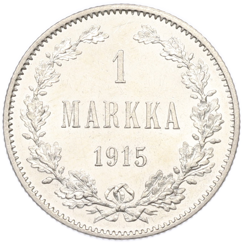 1 марка 1915 года Русская Финляндия — Фото №1