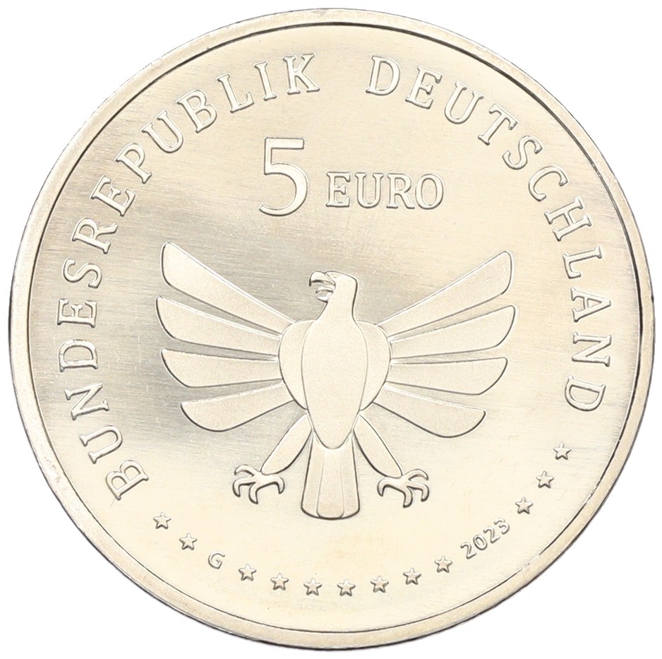 5 евро 2023 года G Германия «Чудесный мир насекомых — Махаон» — Фото №2
