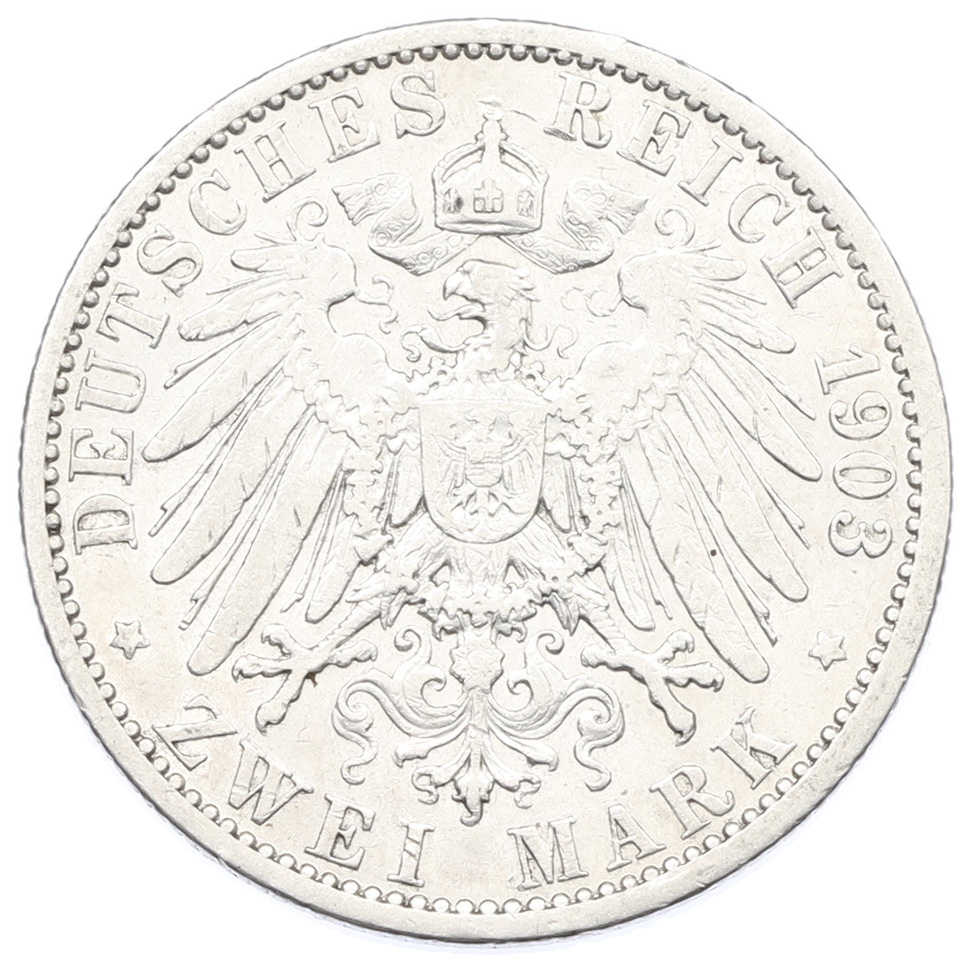 2 марки 1903 года Германия (Пруссия) — Фото №2