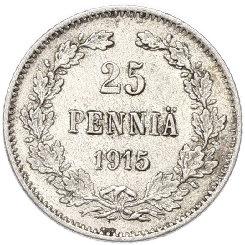 25 пенни 1915 года Русская Финляндия — Фото №1