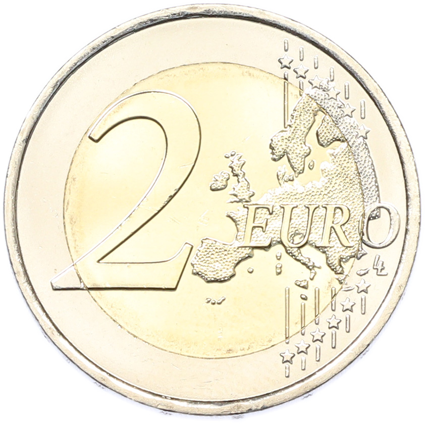 2 евро 2025 года Монако — Фото №2