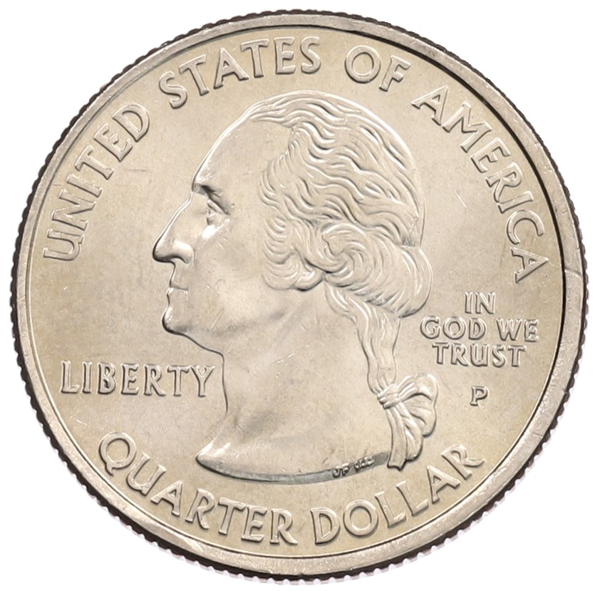 1/4 доллара (25 центов) 2008 года P США «Штаты и территории — Оклахома» — Фото №2