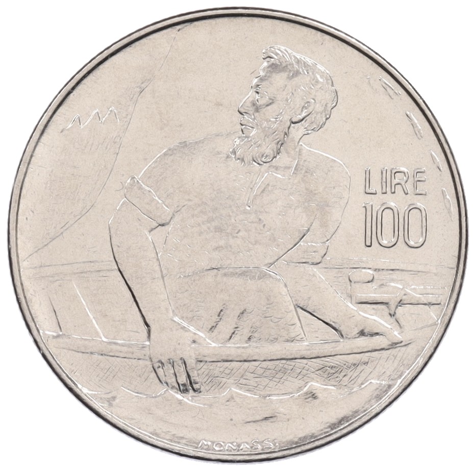 100 лир 1972 года Сан-Марино — Фото №1