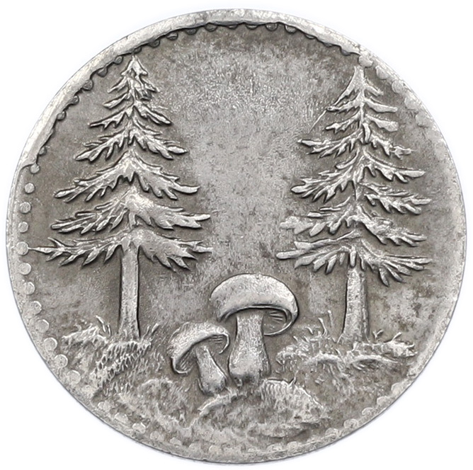10 пфеннигов 1918 года Германия — община Шёнвальд (Нотгельд) — Фото №1
