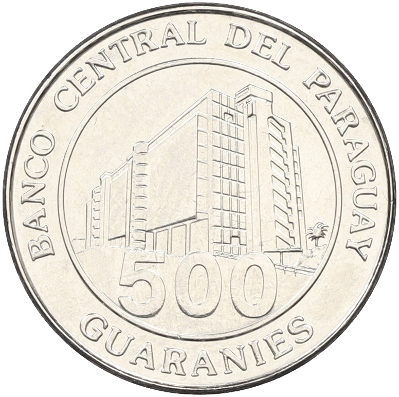 500 гуарани 2016 года Парагвай — Фото №1