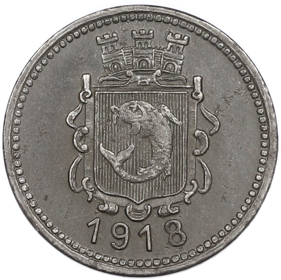 50 пфеннигов 1918 года Германия — город Генгенбах (Нотгельд) — Фото №1