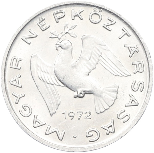 10 филлеров 1972 года Венгрия — Фото №1