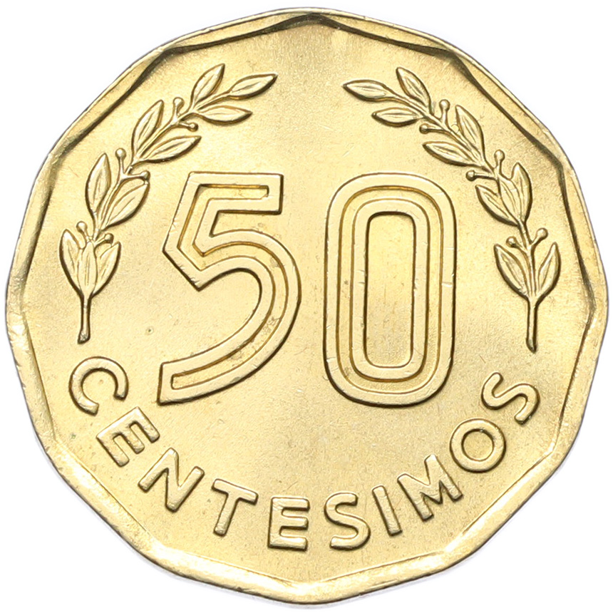 50 сентесимо 1981 года Уругвай — Фото №2