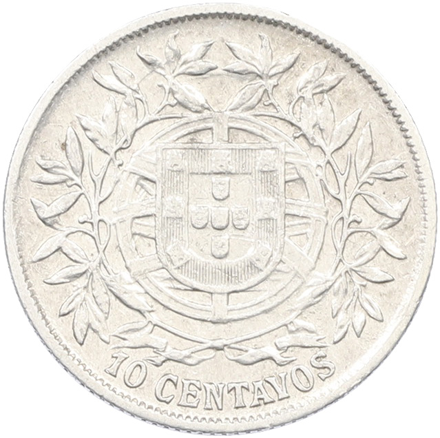10 сентаво 1915 года Португалия — Фото №2