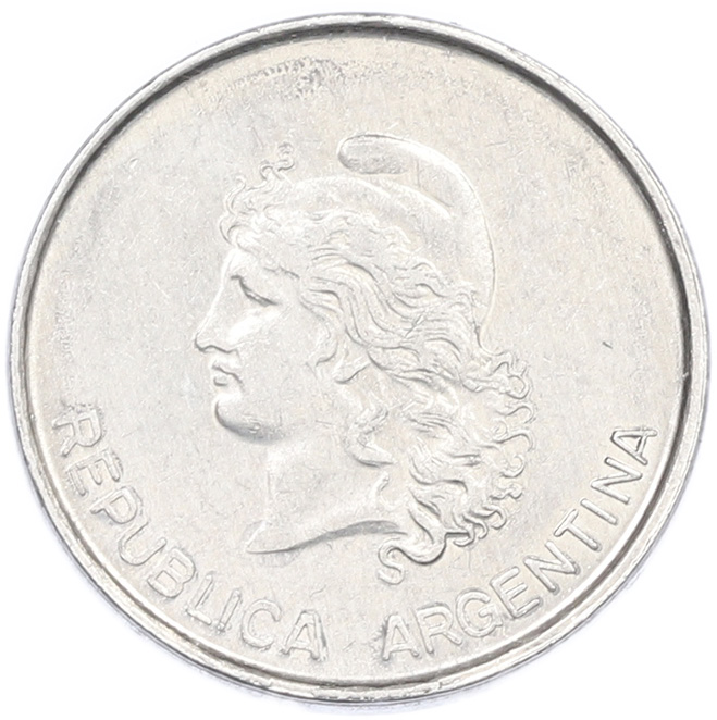 10 сентаво 1983 года Аргентина — Фото №2