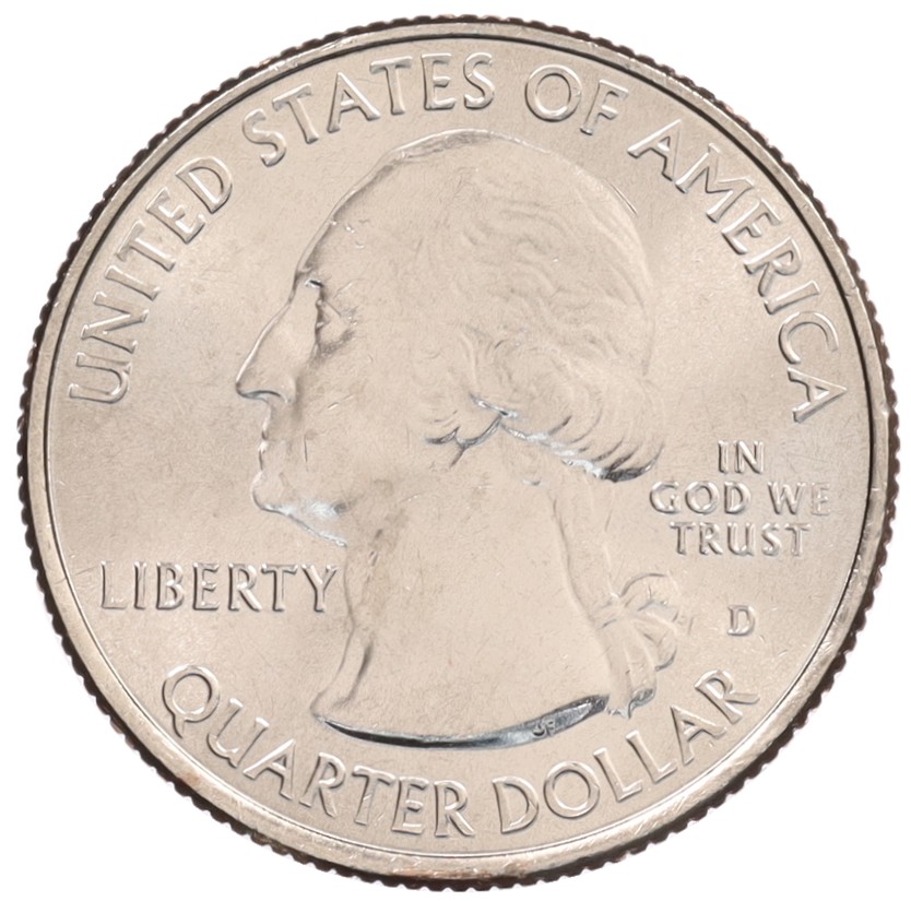 1/4 доллара (25 центов) 2017 года D США «Национальные парки — №38 Водные пути Озарк» — Фото №2