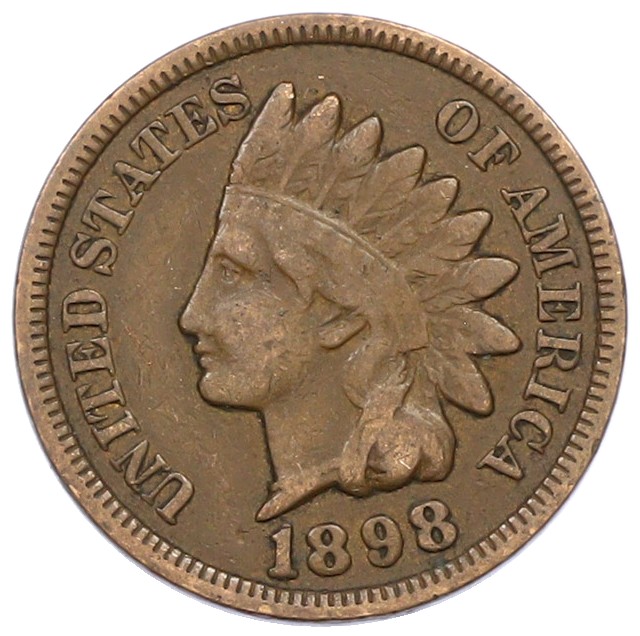 1 цент 1898 года США — Фото №1