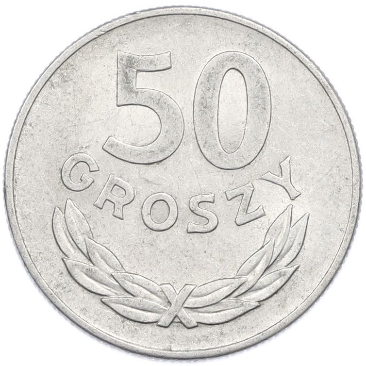 50 грошей 1975 года Польша — Фото №2