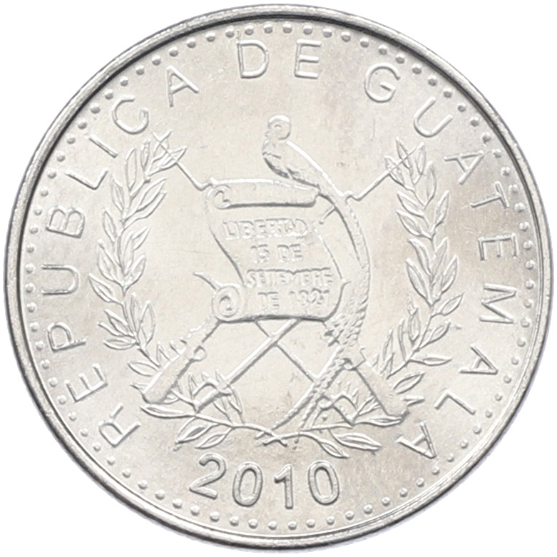 5 сентаво 2010 года Гватемала — Фото №2