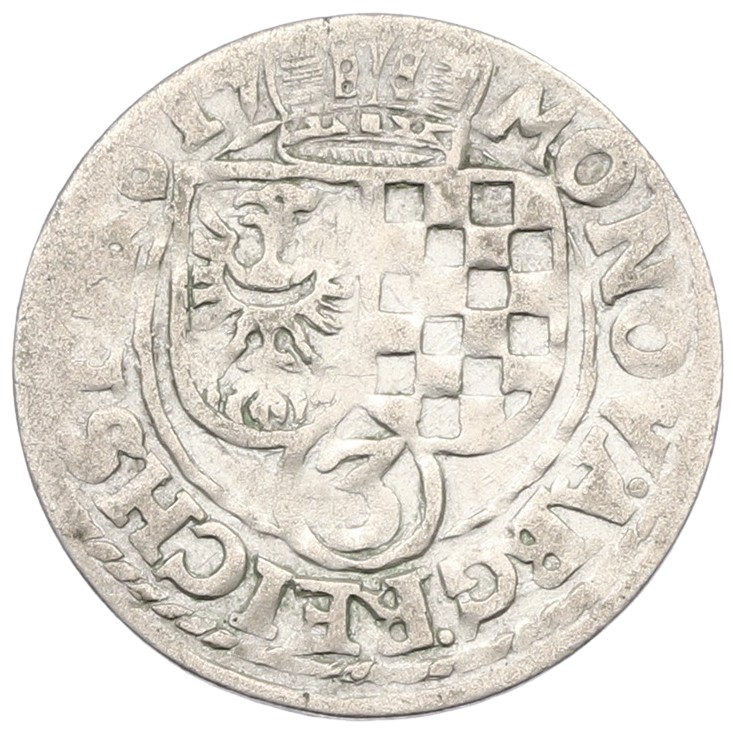 3 крейцера 1617 года Силезия-Лигниц-Бриг — Фото №1