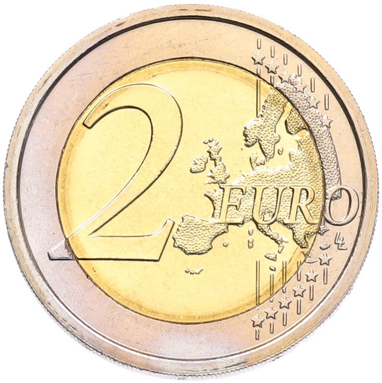 2 евро 2009 года Италия — Фото №2