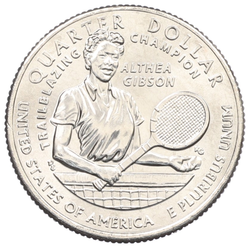 1/4 доллара (25 центов) 2025 года P США «Американские женщины — Алтея Гибсон» — Фото №1