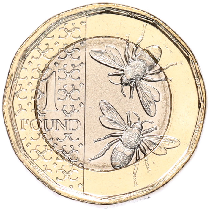 1 фунт 2025 года Великобритания — Фото №1