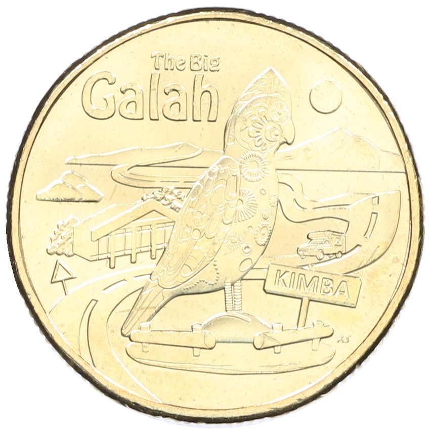 1 доллар 2025 года Австралия «Австралийские Большие Вещи — Большой Галах» — Фото №1