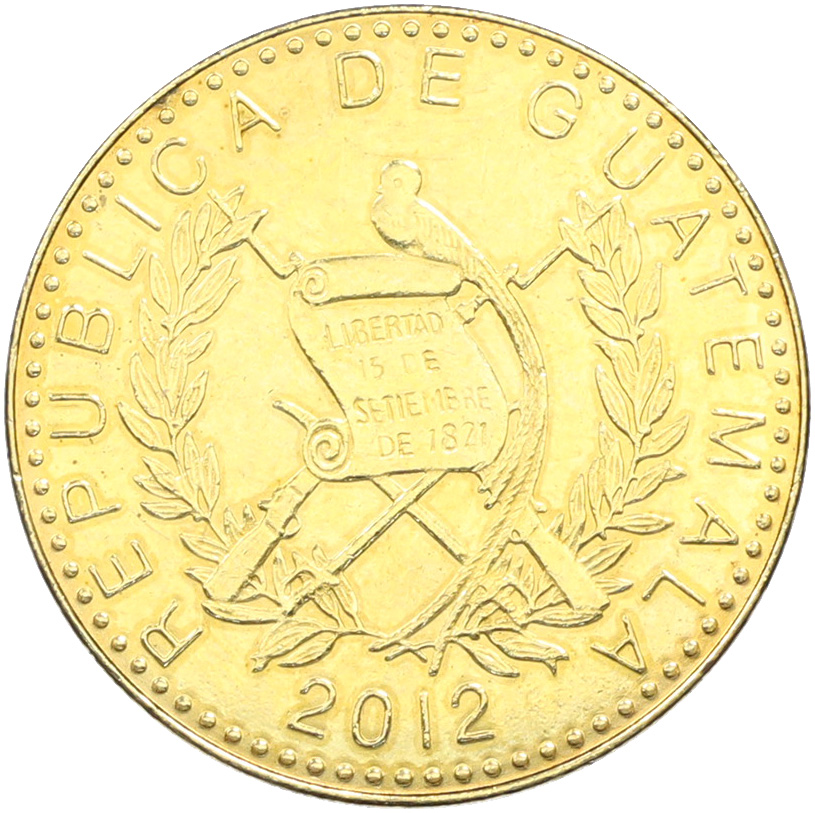 50 сентаво 2012 года Гватемала — Фото №2