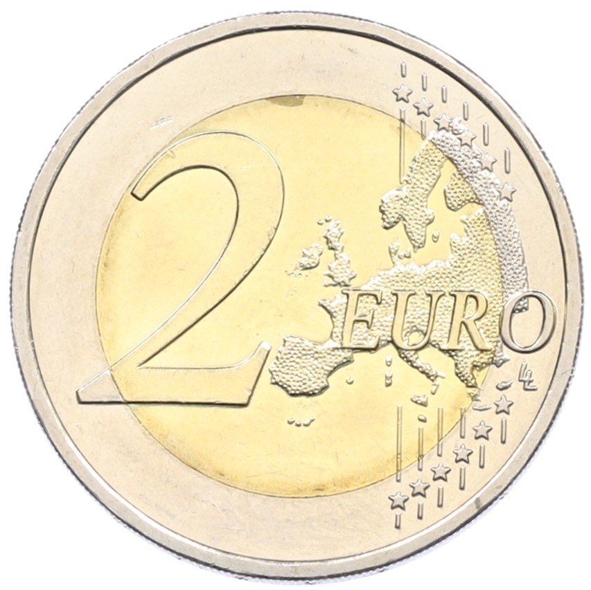 2 евро 2014 года Латвия — Фото №2
