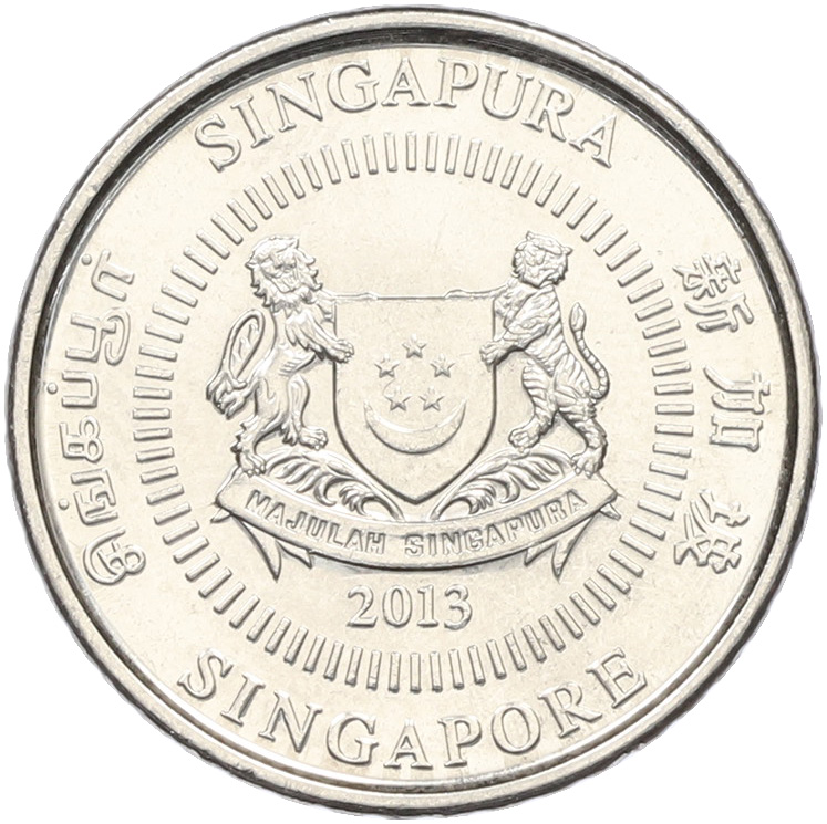 50 центов 2013 года Сингапур — Фото №2