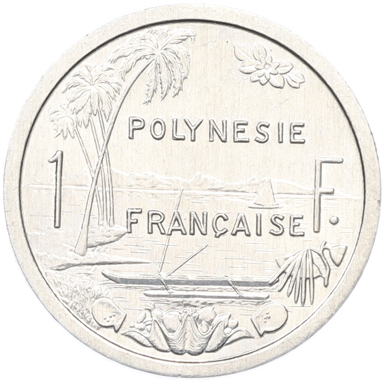 1 франк 2001 года Французская Полинезия — Фото №1