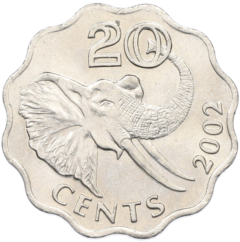 20 центов 2002 года Свазиленд — Фото №1