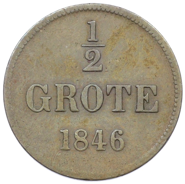 1/2 грота 1846 года Ольденбург — Фото №2