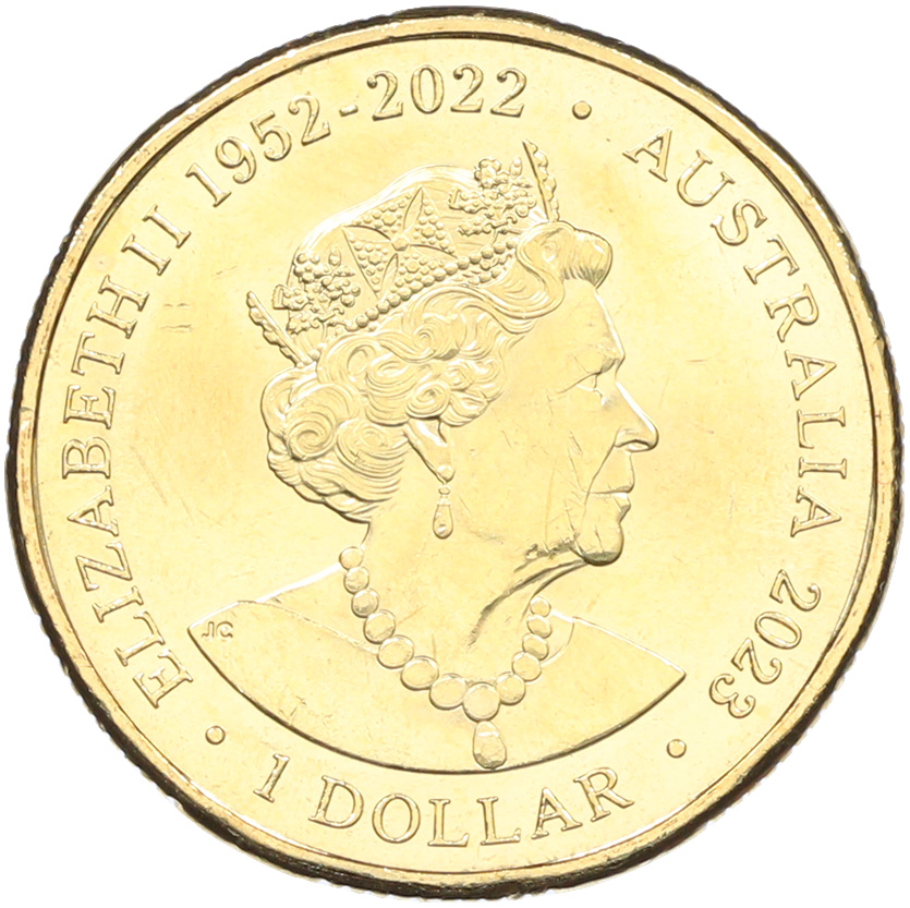 1 доллар 2023 года Австралия «Большие австралийские вещи – большой голубой хилер» — Фото №2