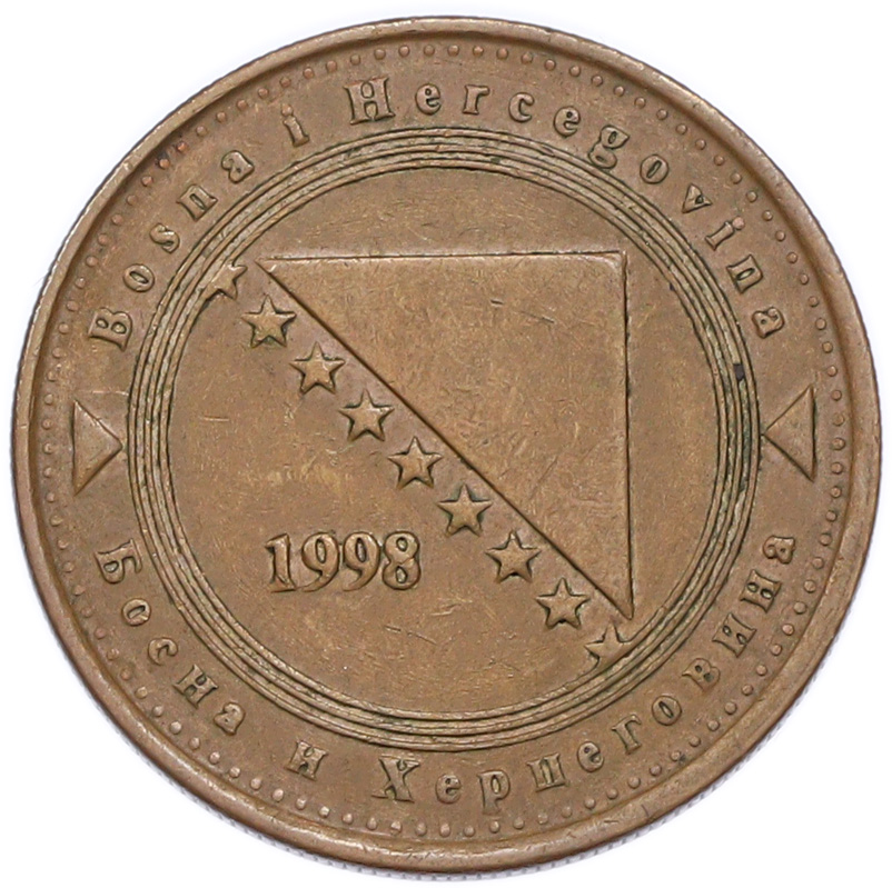 50 фенингов 1998 года Босния и Герцеговина — Фото №1