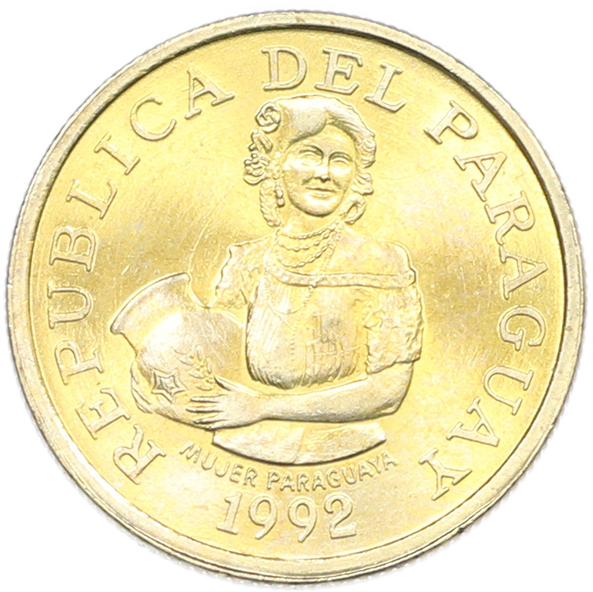 5 гуарани 1992 года Парагвай — Фото №1