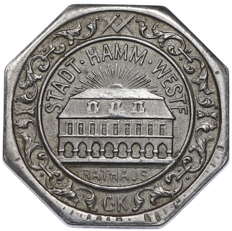 50 пфеннигов 1919 года Германия — город Хамм (Нотгельд) — Фото №1