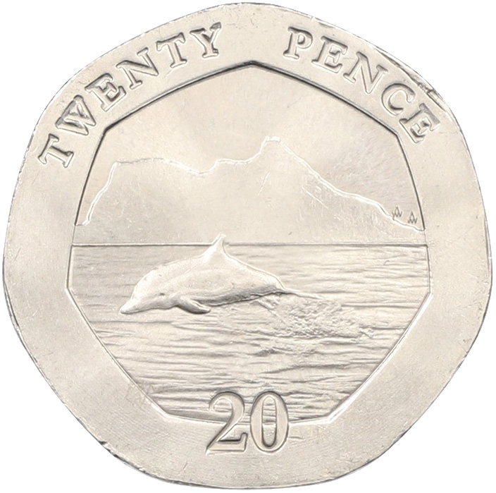 20 пенсов 2020 года Гибралтар — Фото №1