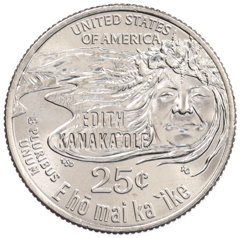 1/4 доллара (25 центов) 2023 года D США «Американские женщины — Эдит Канакаоле» — Фото №1