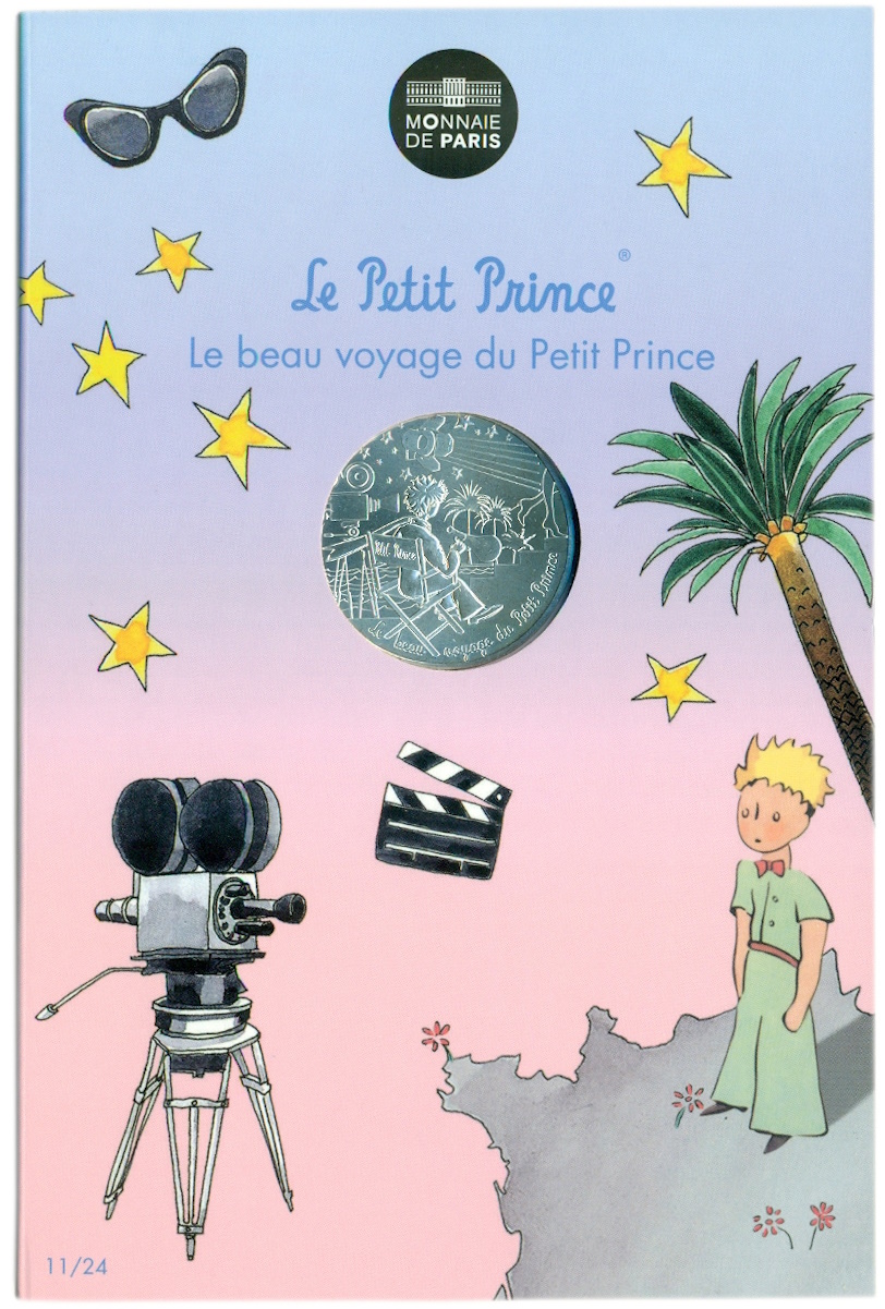 10 евро 2016 года Франция «Маленький принц — Канны» — Фото №3