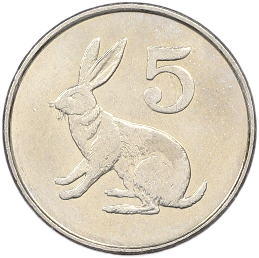 5 центов 1997 года Зимбабве — Фото №1