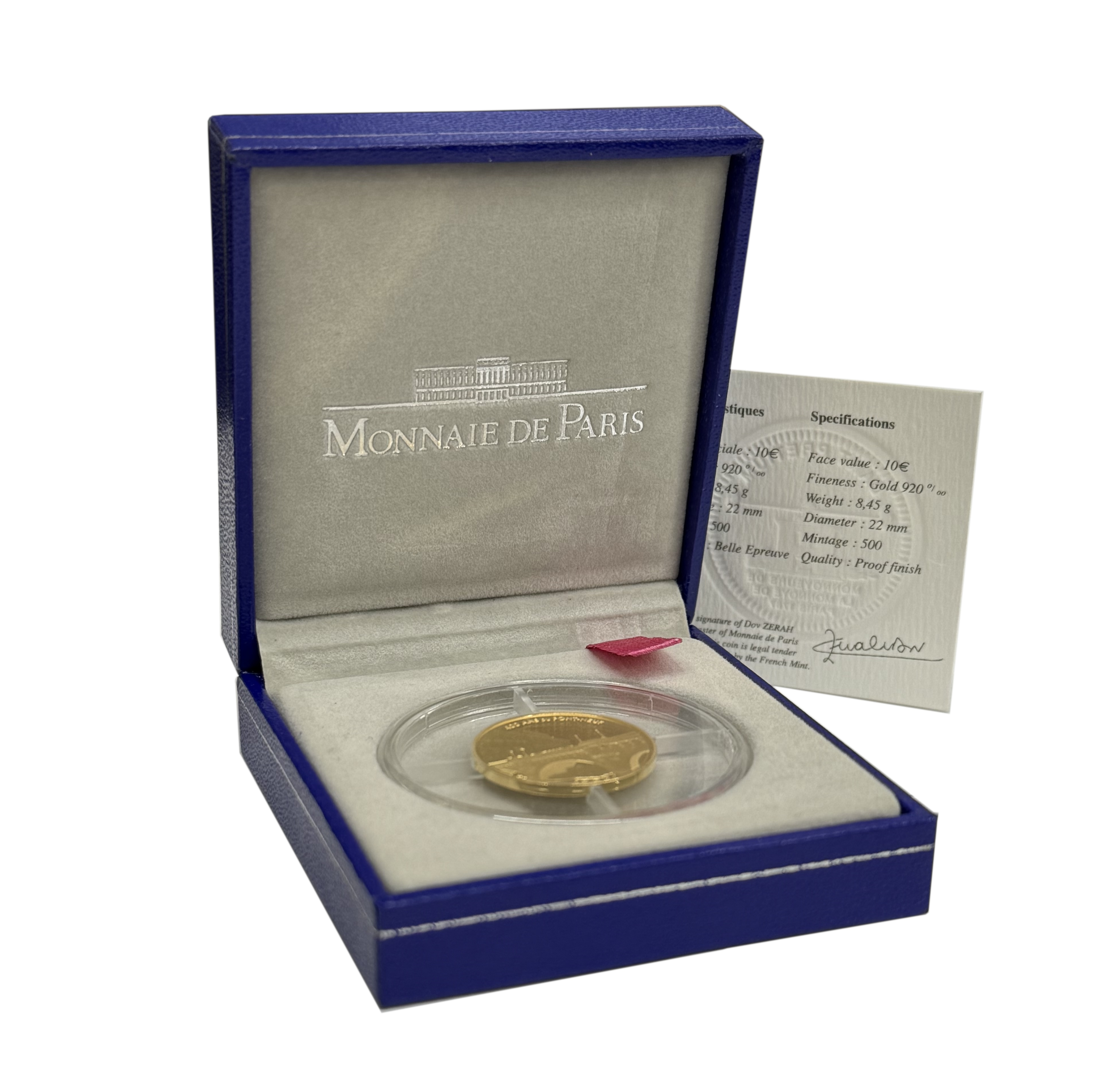 10 евро 2007 года Франция «400 лет мосту Пон-Неф» — Фото №3