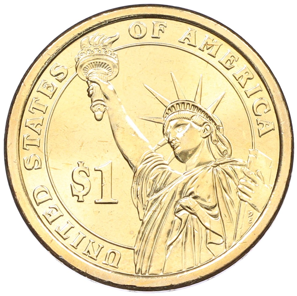 1 доллар 2012 года (D) США «22-й президент США Гровер Кливленд» — Фото №2
