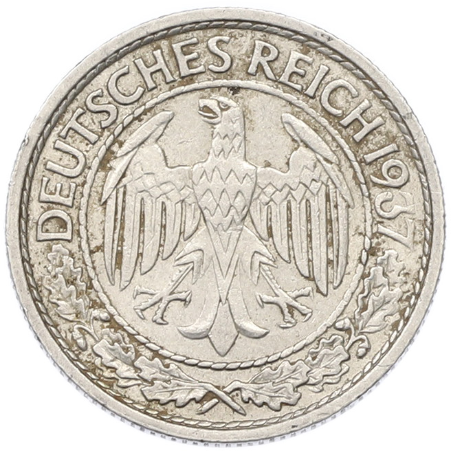 50 рейхспфеннигов 1937 года A Германия — Фото №1