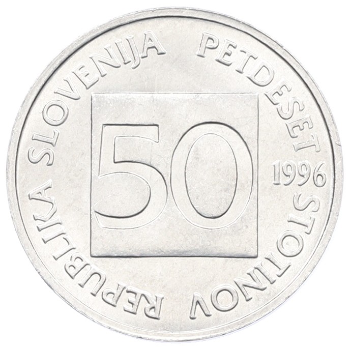 50 стотинов 1996 года Словения — Фото №2