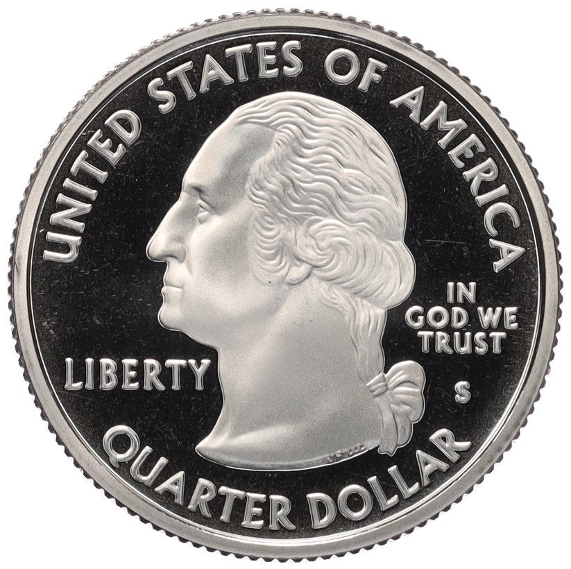 1/4 доллара (25 центов) 2005 года S США «Штаты и территории — Калифорния» — Фото №2