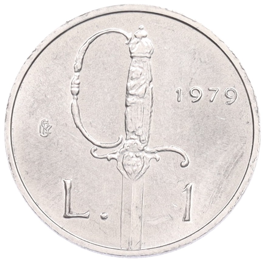 1 лира 1979 года Сан-Марино «Институциональные органы государства» — Фото №1