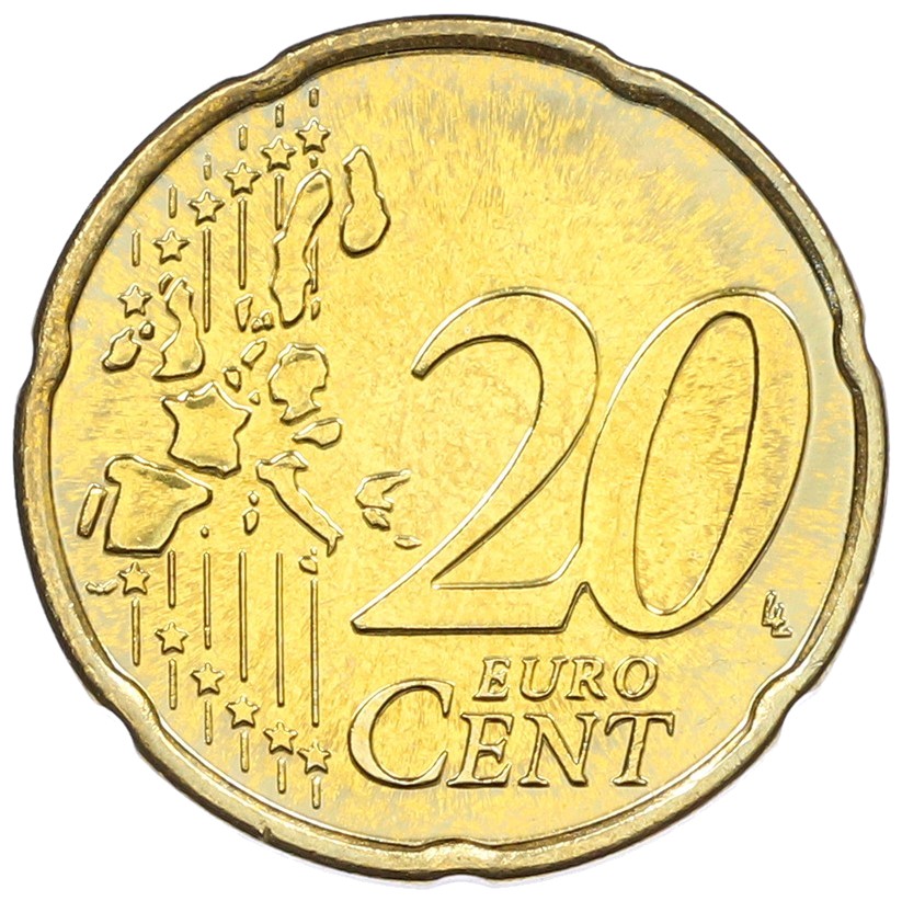 20 евроцентов 2000 года Бельгия — Фото №2