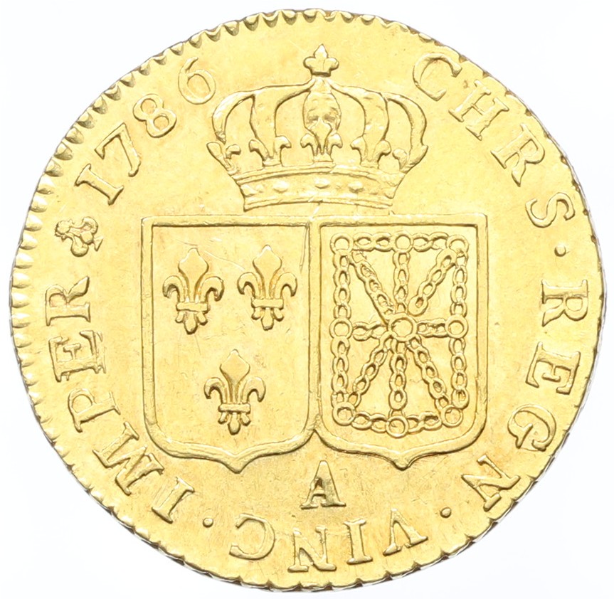 1 дьер 1786 года А Франция (Людовик XVI) — Фото №1