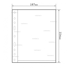 Лист для банкнот на 1 ячейку, формат "Numis" 1C, LEUCHTTURM, 304653 — Фото №1