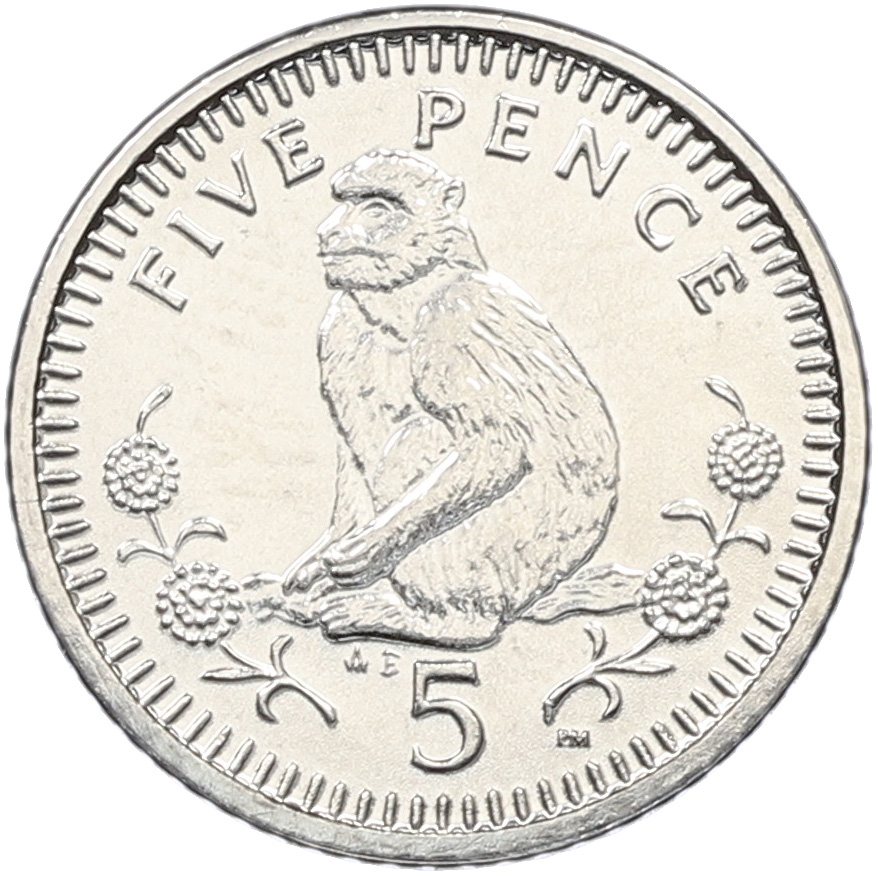 5 пенсов 2003 года Гибралтар — Фото №1