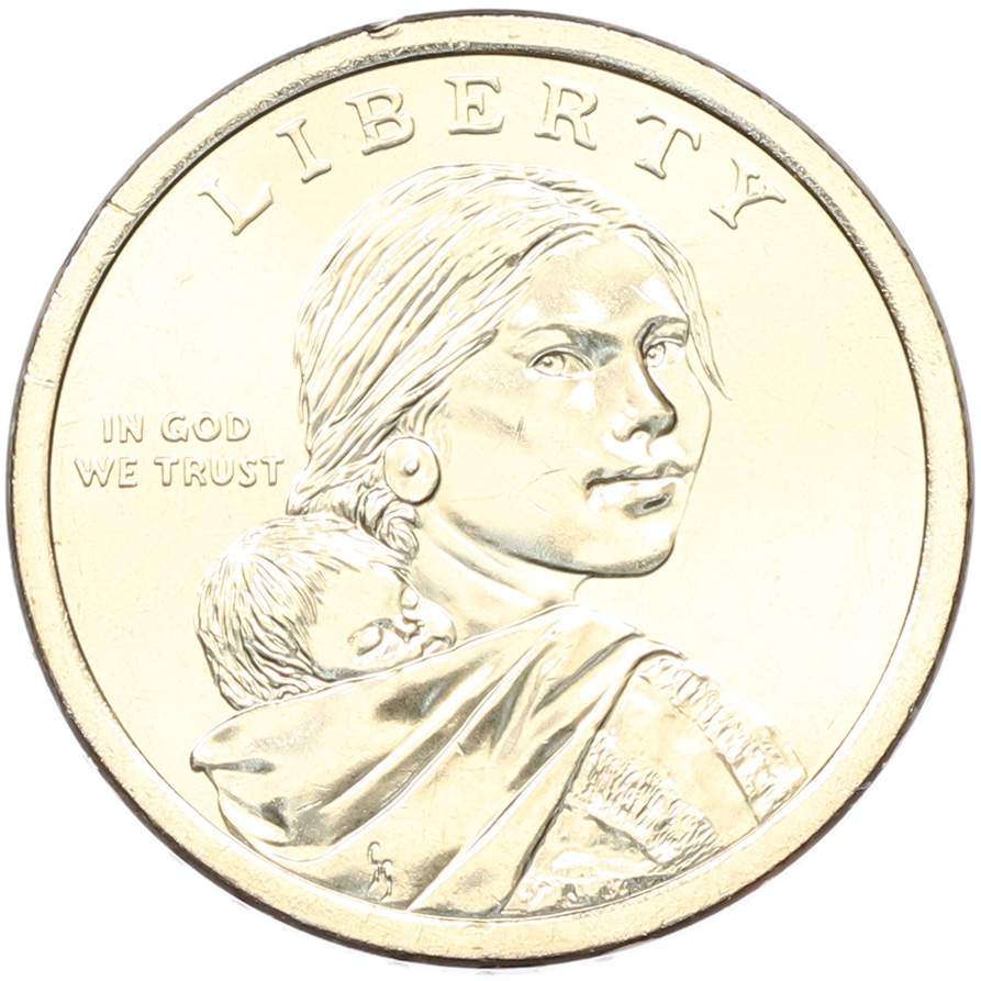 1 доллар 2026 года (P) США «Коренные Американцы (Сакагавея) — Полли Купер» — Фото №2