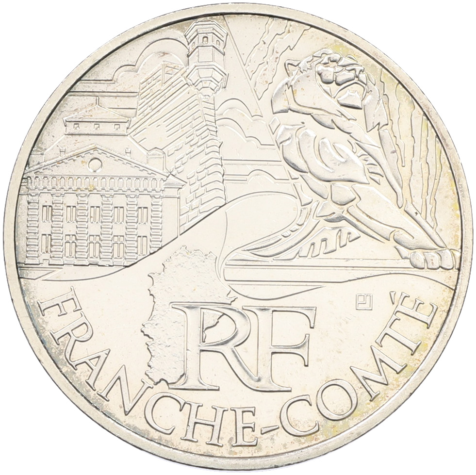 10 евро 2011 года Франция «Регионы Франции — Франш-Конте» — Фото №1